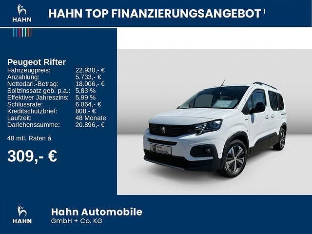 Gebraucht Peugeot Rifter Allure 131 PS (96 kW) 2019 Lack weiss banquise/typ aussen Van / Kleinbus