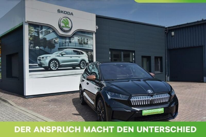 Schwarzmagic perleffekt Gebraucht 2022 Skoda Enyaq iV Suite SUV | 37.900 € (Guter Preis) - Bild 1/4