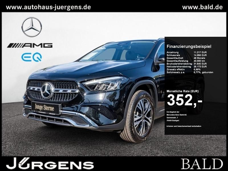 Schwarz kosmosschwarz metallic Gebraucht 2024 Mercedes GLA200 Progressive SUV | 37.250 € (Guter Preis) - Bild 1/4