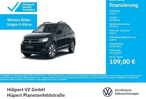 Gebraucht VW Taigo Goal 150 PS (110 kW) 2025 Deep black perleffekt SUV