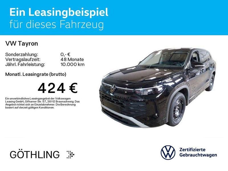 Gebraucht VW Tayron Life 150 PS (110 kW) 2025 Grenadillschwarz metallic SUV