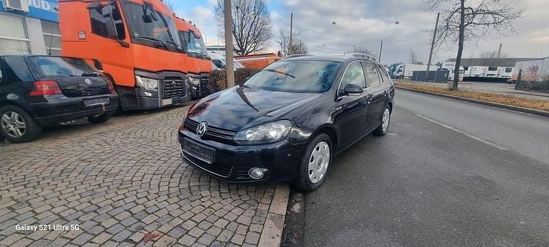 Blau Gebraucht 2012 VW Golf VI Style Kombi | 3.950 € (Superpreis) - Bild 1/4