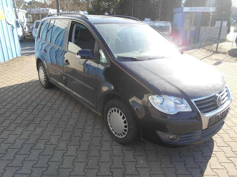 Gebraucht VW Touran Conceptline 109 PS (80 kW) 2007 Deep black perleffekt Van / Kleinbus