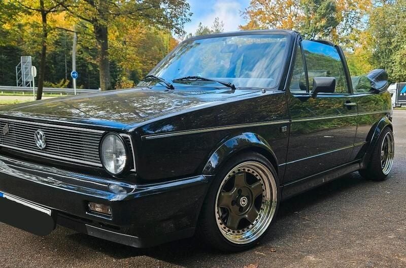 Schwarz Gebraucht 1991 VW Golf Cabriolet Cabrio | 20.800 € - Bild 1/4