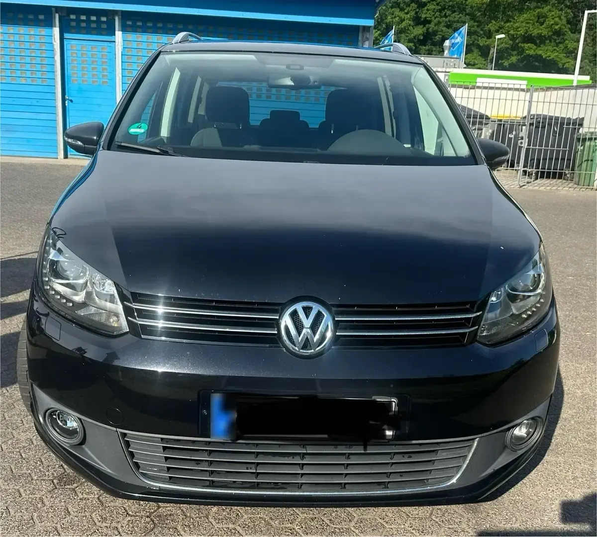 Gebraucht VW Touran Highline 140 PS (102 kW) 2012 Schwarz Van / Kleinbus