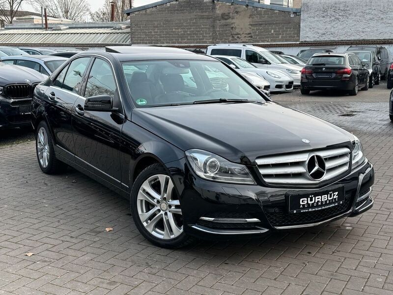 Schwarz Gebraucht 2013 Mercedes C200 Limousine | 18.400 € (Etwas zu teuer) - Bild 1/4