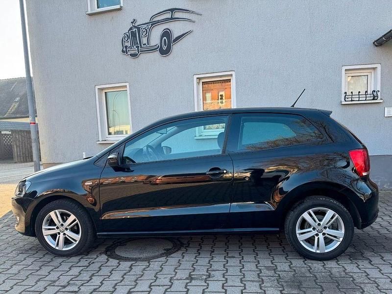 Gebraucht VW Polo Match 60 PS (44 kW) 2012 Schwarz Kleinwagen