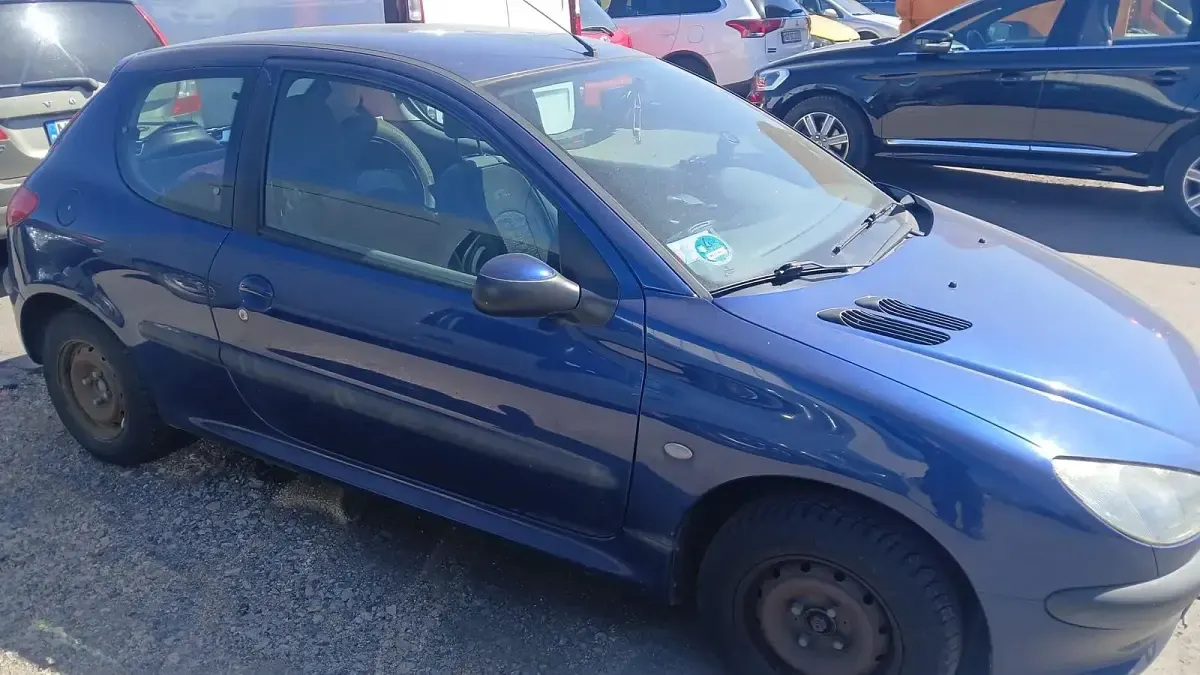 Gebraucht Peugeot 206 2001 Blau Kleinwagen
