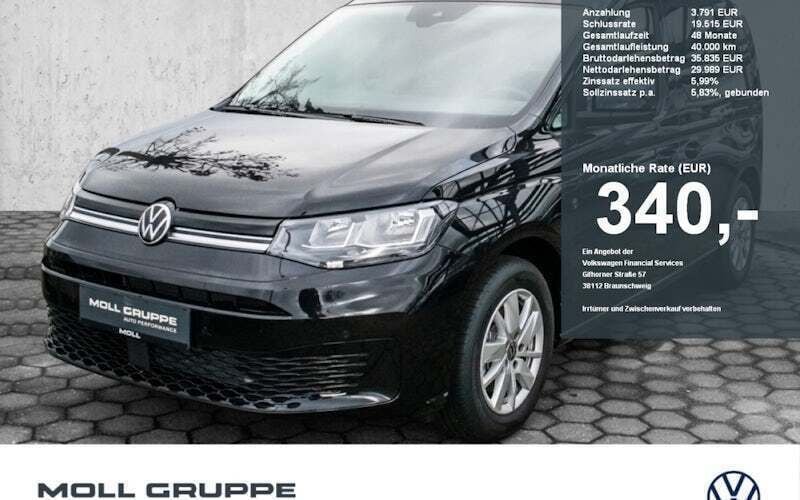 Schwarz Neu 2024 VW Caddy Life Van / Kleinbus | 33.780 € (Superpreis) - Bild 1/4