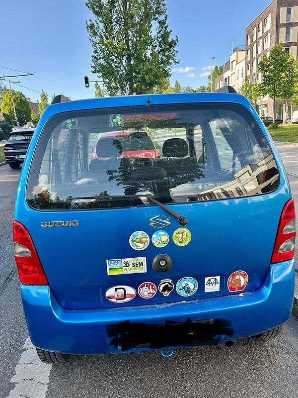 Blau Gebraucht 2004 Suzuki Wagon R Kleinwagen | 1.050 € - Bild 1/4