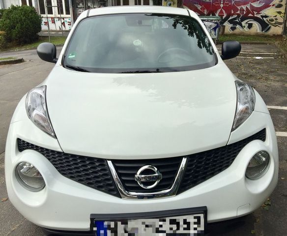 Gebraucht Nissan Juke Visia 117 PS (86 kW) 2011 Weiß metallic SUV