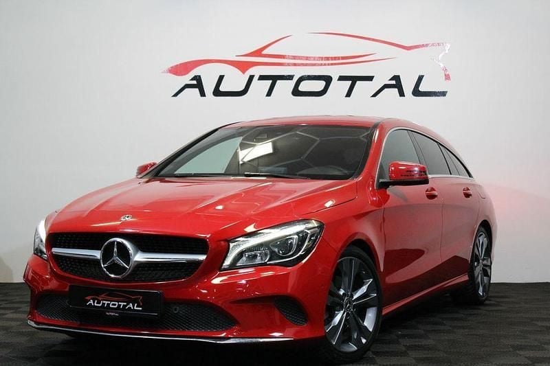 Rot Gebraucht 2017 Mercedes CLA180 Shooting Brake Kombi | 17.499 € (Guter Preis) - Bild 1/4