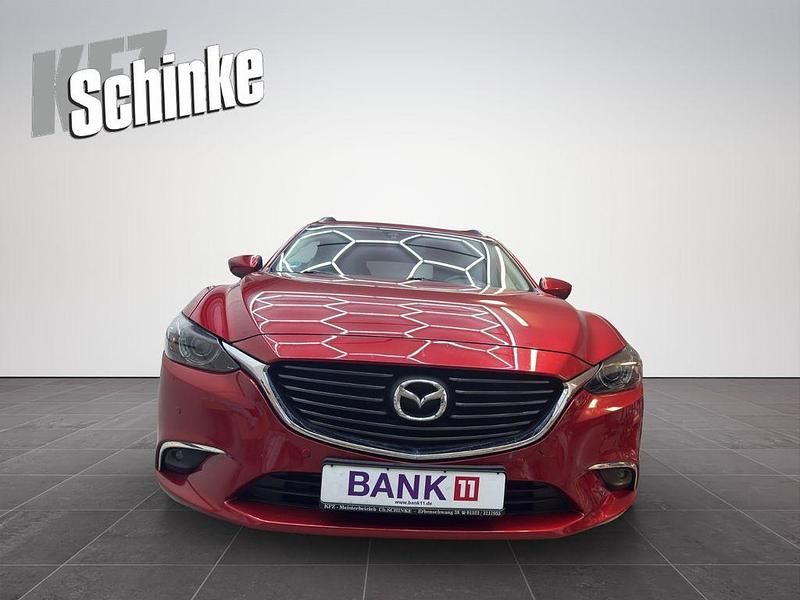 Gebraucht Mazda 6 Exclusive-Line 150 PS (110 kW) 2016 Rot Kombi