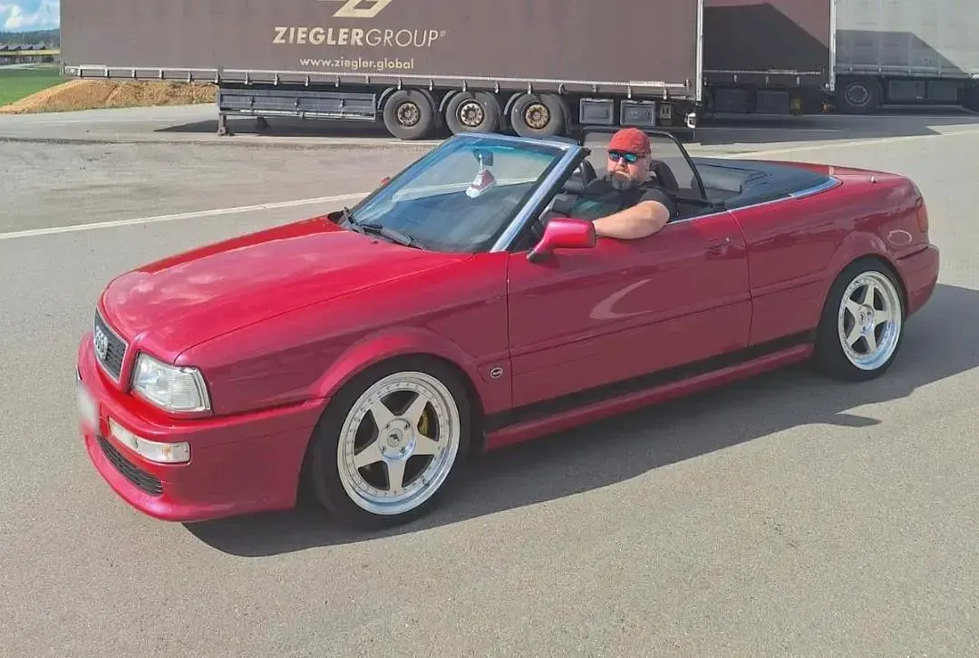 Gebraucht Audi 80 150 PS (110 kW) 1995 Rot Cabrio