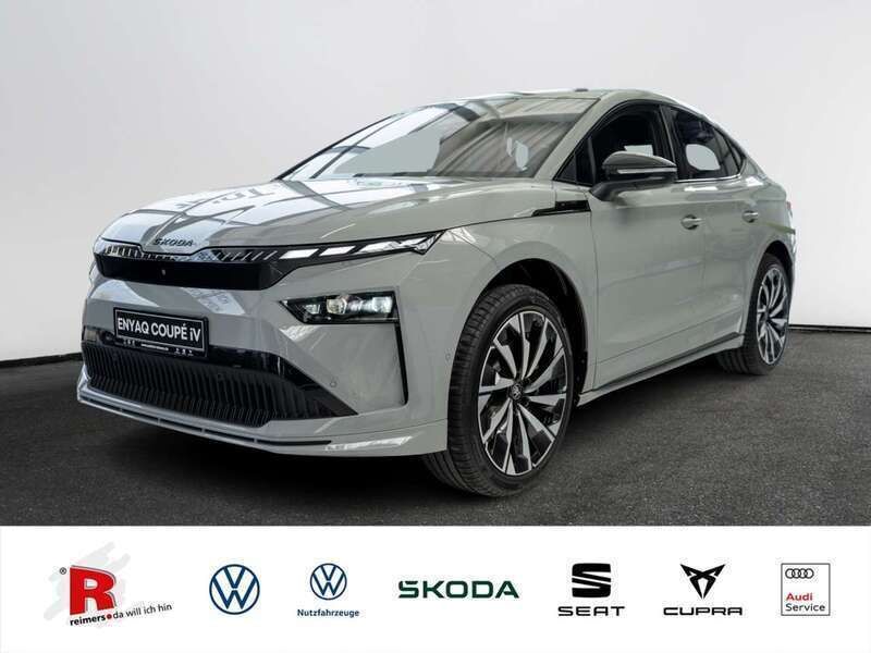 Grau Gebraucht 2025 Skoda Enyaq iV SportLine SUV | 53.990 € (Fairer Preis) - Bild 1/4
