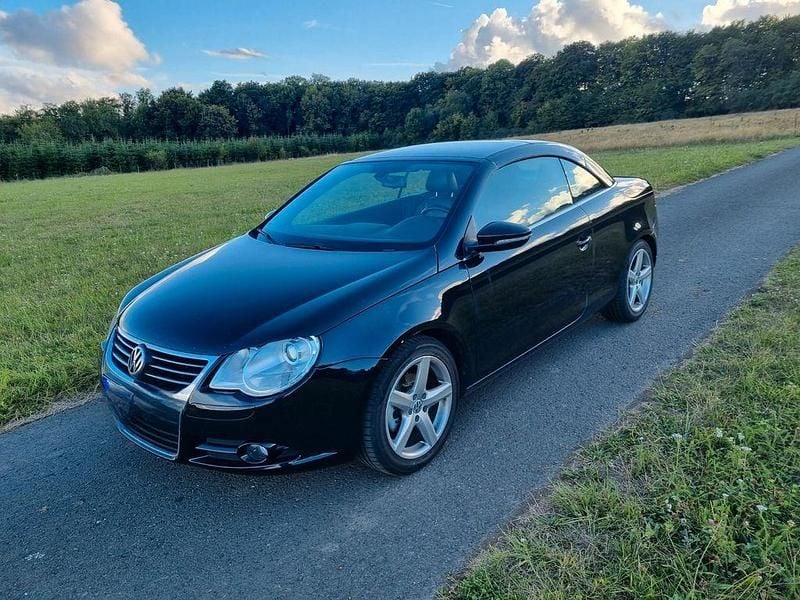 Schwarz Gebraucht 2007 VW Eos Cabrio | 6.990 € (Etwas zu teuer) - Bild 1/4