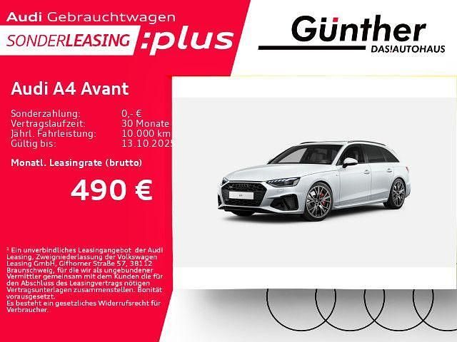 Gletscherweiß metallic Gebraucht 2025 Audi A4 S-Line Kombi | 54.900 € - Bild 1/4