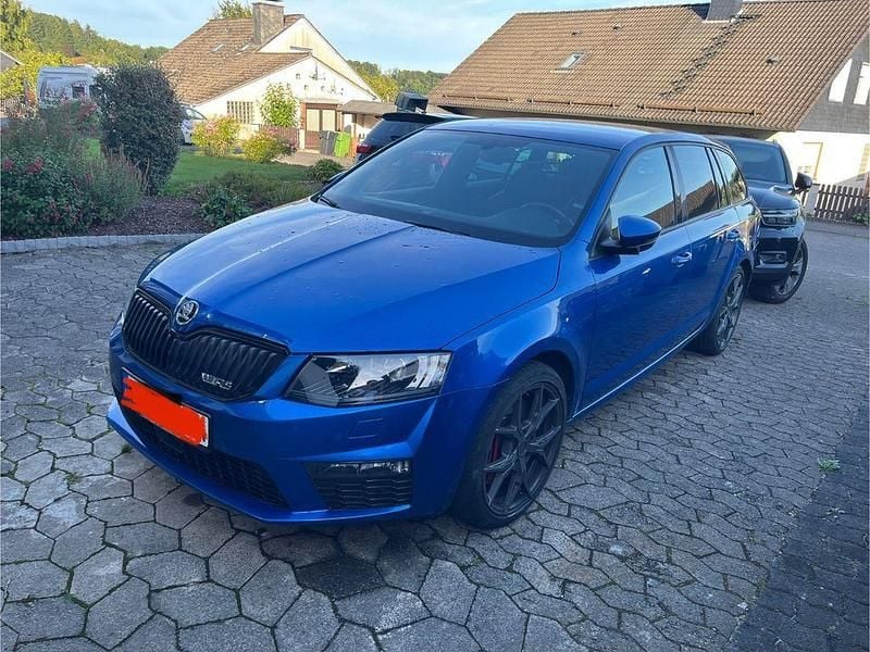 Blau Gebraucht 2015 Skoda Octavia RS Kombi | 14.700 € (Fairer Preis) - Bild 1/4