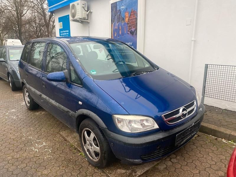Blau Gebraucht 2004 Opel Zafira Van / Kleinbus | 500 € (Superpreis) - Bild 1/4