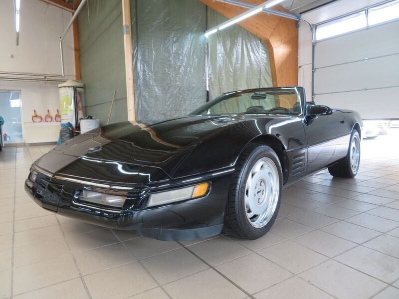 Schwarz Gebraucht 1992 Chevrolet Corvette C4 Cabrio | 20.774 € - Bild 1/4