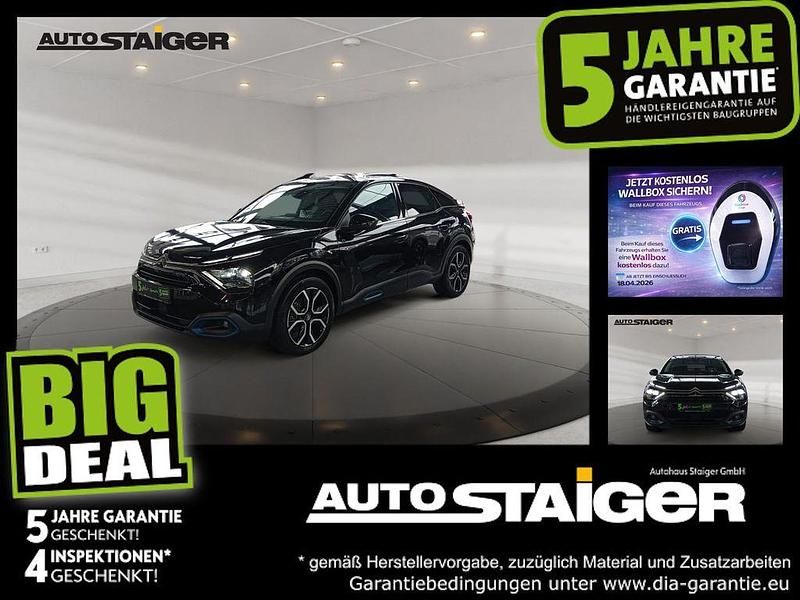 Gebraucht Citroën e-C4 Shine 100 kW (136 PS) 2022 Lackierung schwarz perla nera/ Limousine