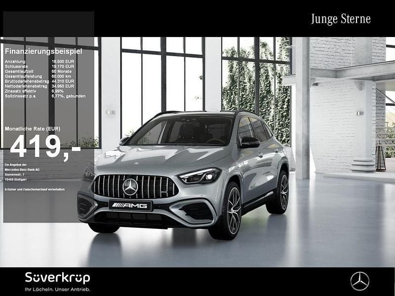 Silber iridiumsilber (metallic) Gebraucht 2024 Mercedes GLA35 AMG AMG SUV | 53.450 € (Superpreis) - Bild 1/2