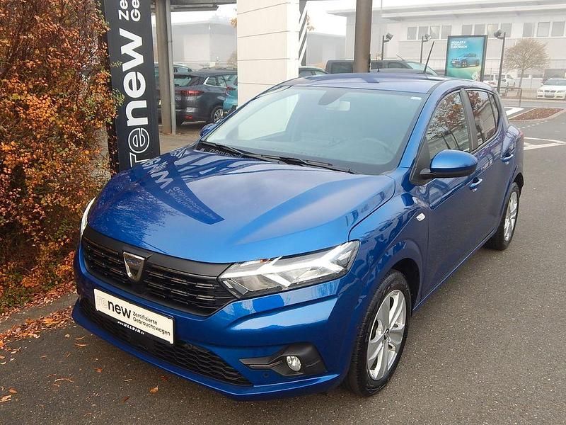 Ironblau Gebraucht 2021 Dacia Sandero Comfort Limousine | 12.760 € - Bild 1/4