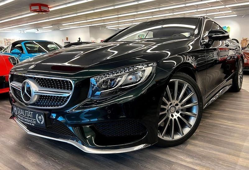 Smaragd grün metallic Gebraucht 2016 Mercedes S500 Limousine | 64.900 € - Bild 1/4