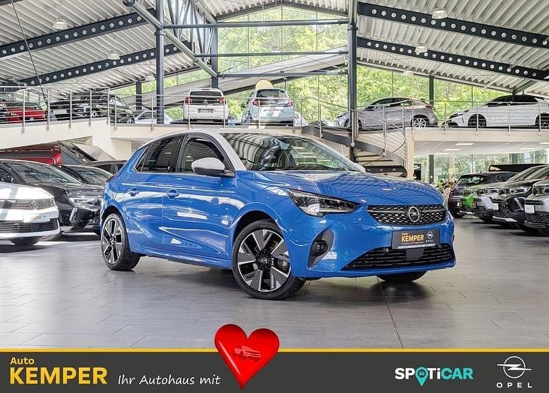Blau Gebraucht 2020 Opel Corsa-e Elegance Kleinwagen | 15.350 € (Fairer Preis) - Bild 1/4