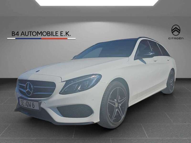Weiß Gebraucht 2015 Mercedes C220 AMG line Kombi | 19.950 € (Etwas zu teuer) - Bild 1/4