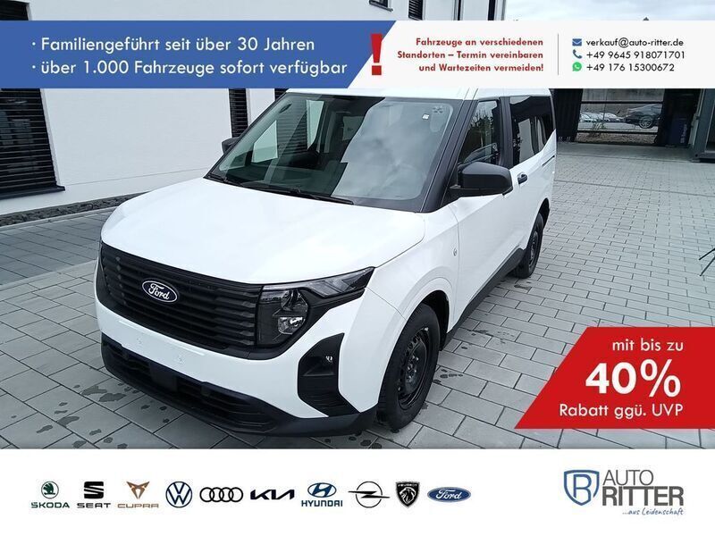 Frozen white/weiß Gebraucht 2024 Ford Tourneo Courier Trend Van / Kleinbus | 26.990 € (Etwas zu teuer) - Bild 1/4