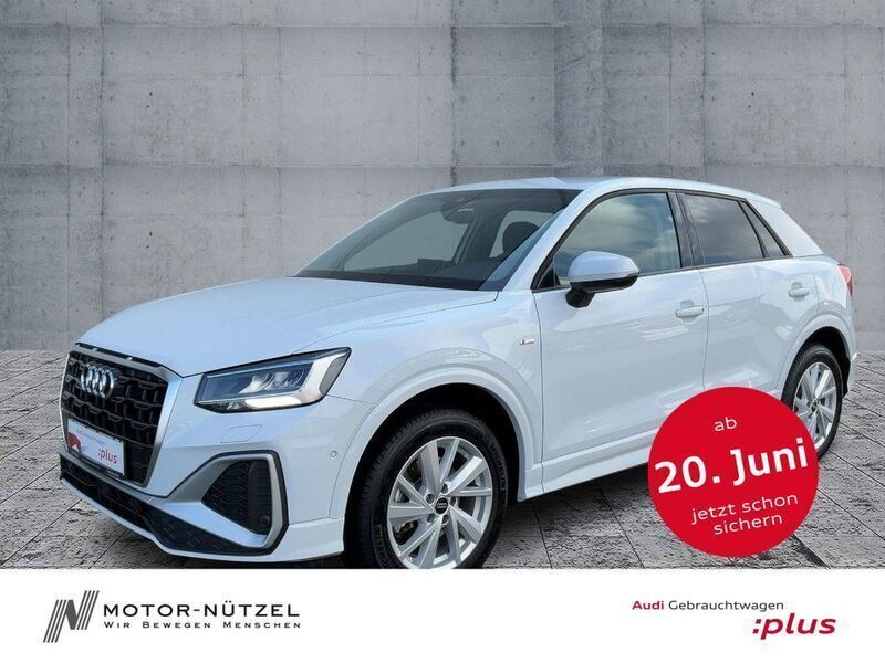 Gletscherweiß metallic Gebraucht 2024 Audi Q2 S-Line SUV | 36.930 € (Etwas zu teuer) - Bild 1/4