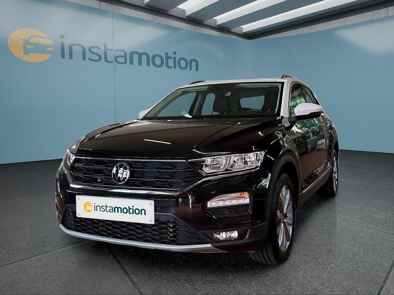 Schwarz Gebraucht 2021 VW T-Roc SUV | 19.349 € (Fairer Preis) - Bild 1/4