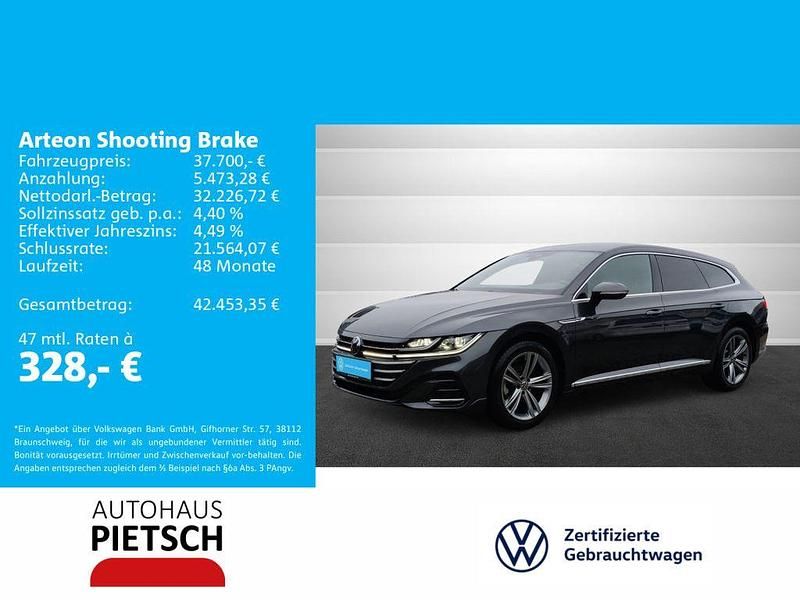 Mangangrau metallic Gebraucht 2023 VW Arteon R-line Kombi | 37.700 € (Fairer Preis) - Bild 1/4