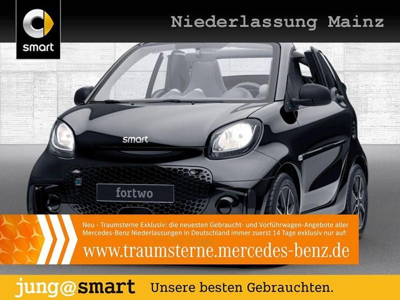 Schwarz Gebraucht 2020 Smart ForTwo Electric Drive Passion Cabrio | 11.990 € (Fairer Preis) - Bild 1/3