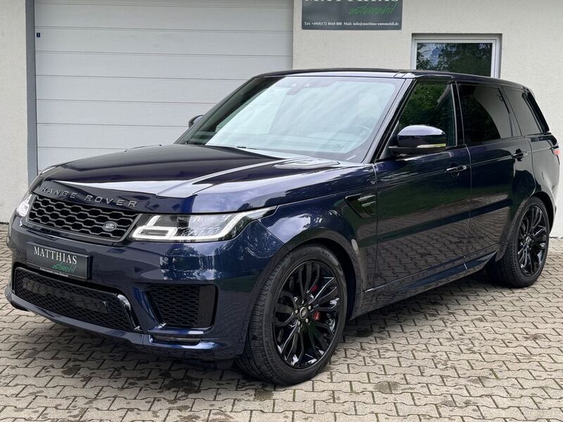 Blau Gebraucht 2019 Land Rover Range Rover Sport HSE Dynamic SUV | 48.999 € - Bild 1/4