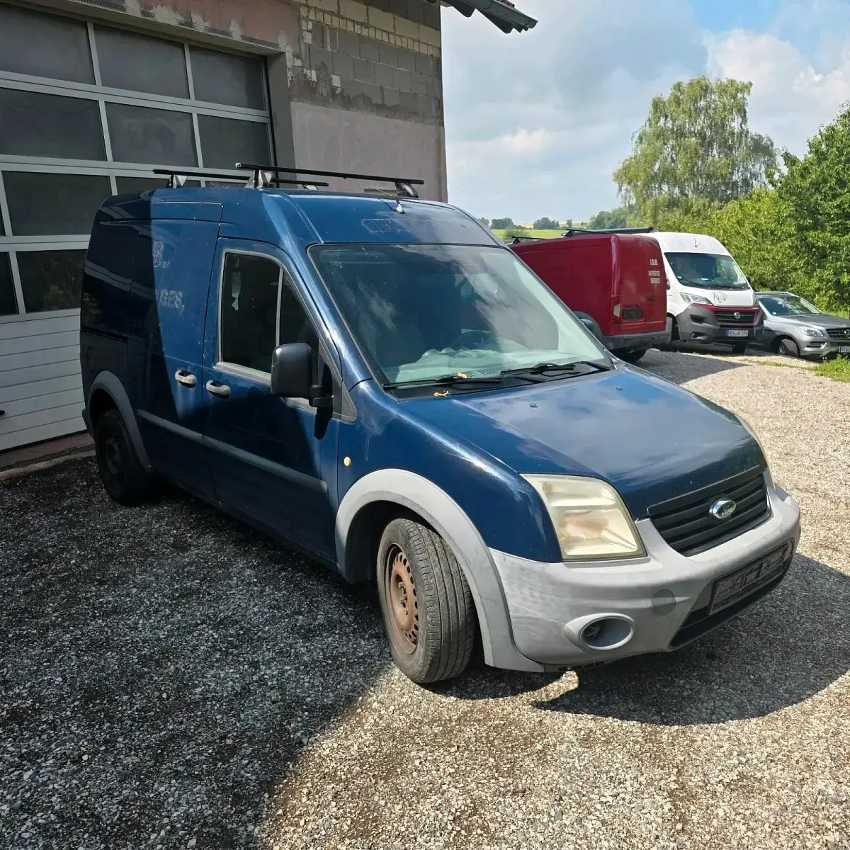 Gebraucht Ford Transit Connect 90 PS (66 kW) 2012 Blau Van / Kleinbus