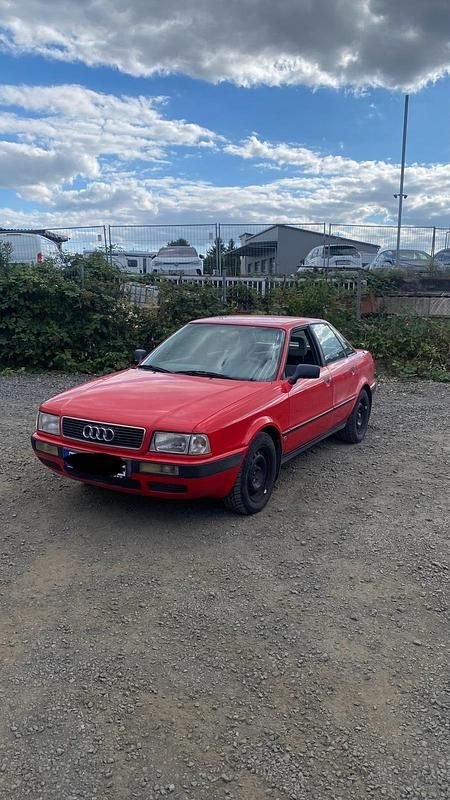 Rot Gebraucht 1992 Audi 80 Limousine | 3.000 € - Bild 1/4