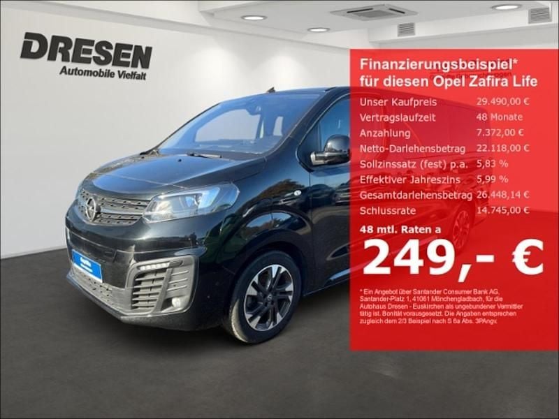 Schwarz Gebraucht 2021 Opel Zafira Life Van | 29.490 € (Fairer Preis) - Bild 1/1