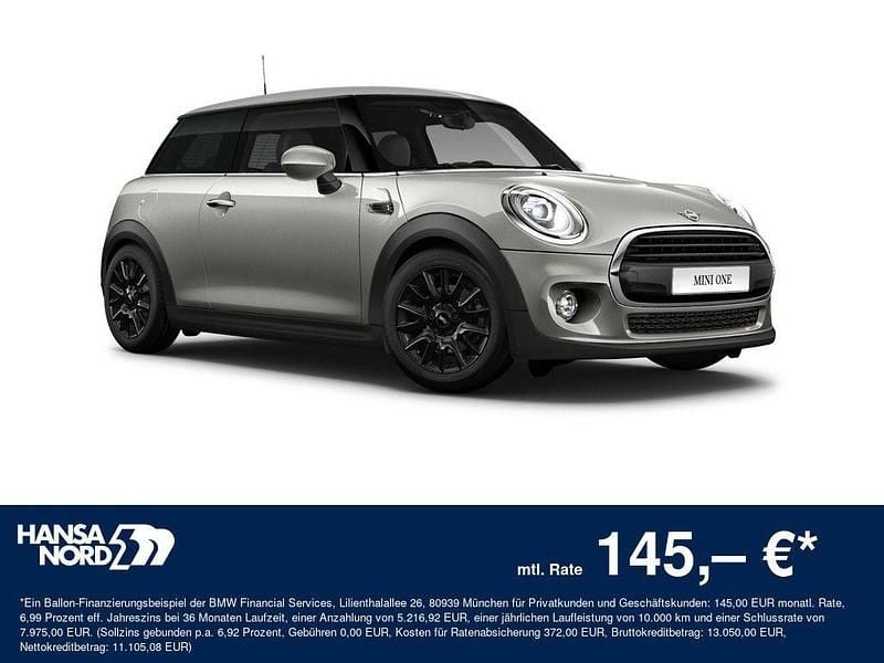 Gebraucht Mini ONE 102 PS (75 kW) 2019 Silber / melting silver (metallic) Kleinwagen