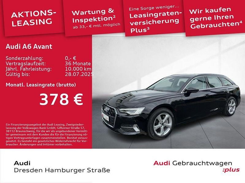 Schwarz Gebraucht 2024 Audi A6 Advanced Kombi | 45.250 € - Bild 1/3
