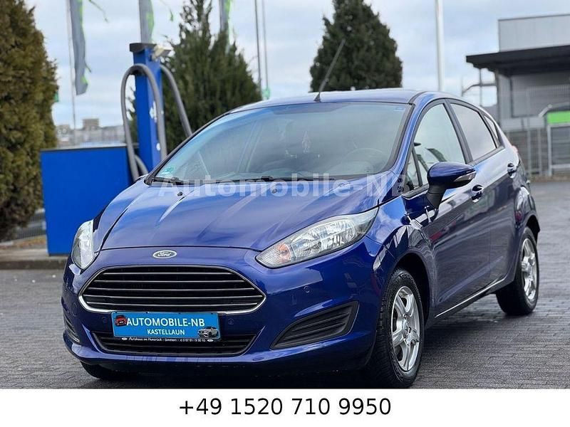 Gebraucht Ford Fiesta SYNC Edition 101 PS (74 kW) 2014 Blau Kleinwagen