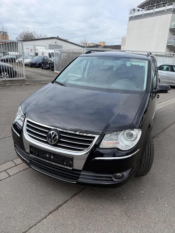 Gebraucht VW Touran Highline 140 PS (102 kW) 2007 Schwarz Van / Kleinbus