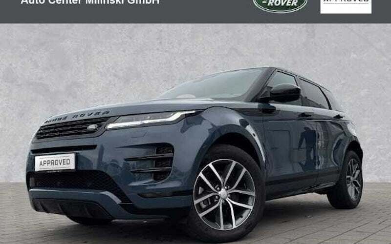 Blau Gebraucht 2024 Land Rover Range Rover evoque SE Dynamic SUV | 44.900 € (Superpreis) - Bild 1/4