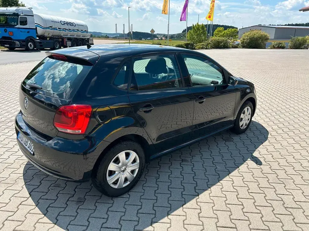 Gebraucht VW Polo Trendline 60 PS (44 kW) 2010 Schwarz Kleinwagen
