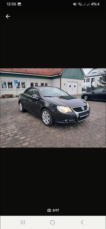 Usata VW Eos 150 CV (110 kW) 2006 Nero Cabrio