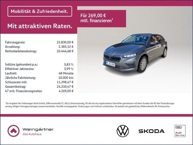 Grau Gebraucht 2024 Skoda Scala Selection Kleinwagen | 19.420 € (Fairer Preis) - Bild 1/4