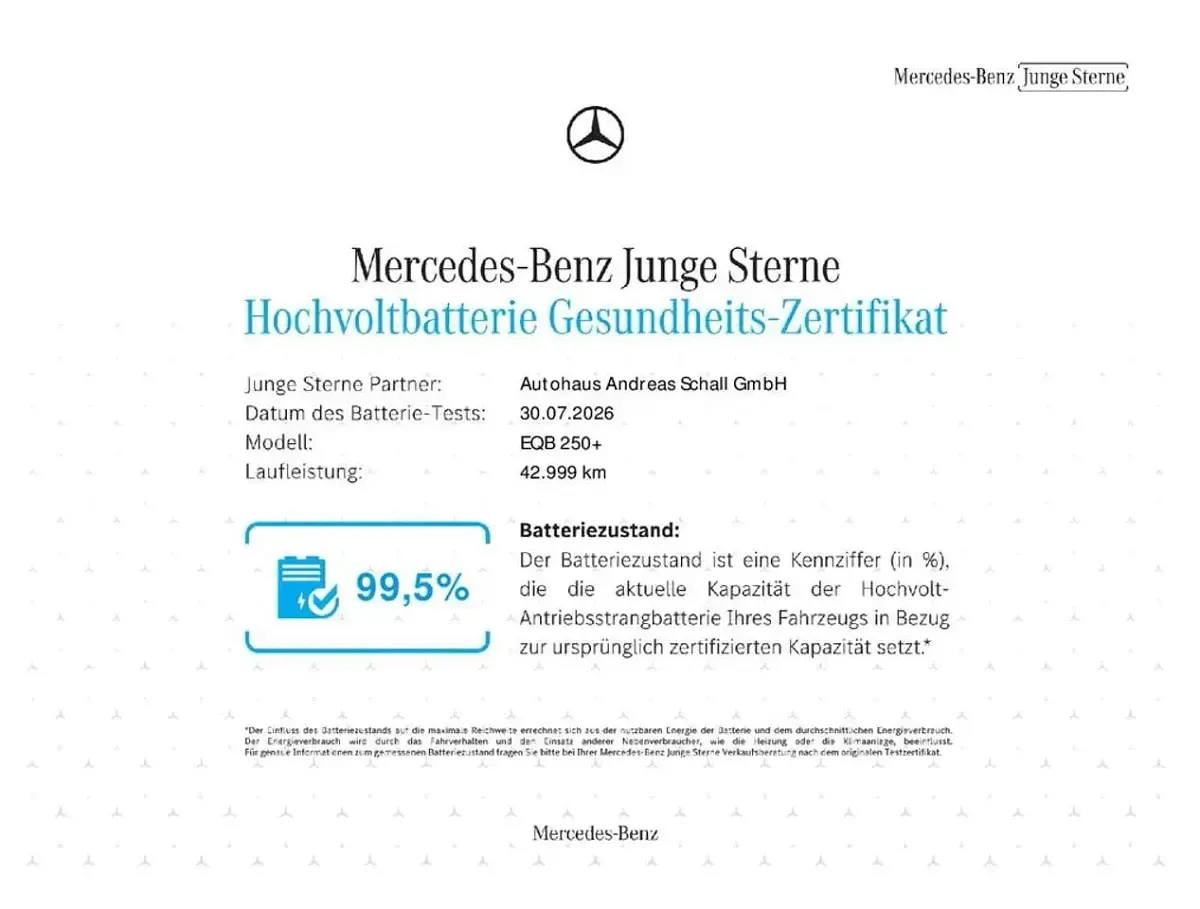 Gebraucht Mercedes EQB250 Progressive 139 kW (190 PS) 2024 Unilack polarweiß SUV