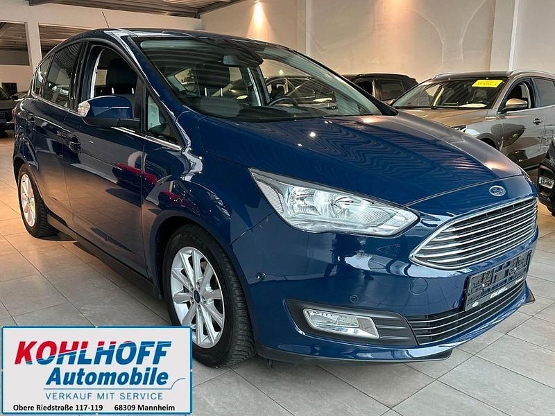 Blazerblau Gebraucht 2017 Ford C-MAX Titanium Van / Kleinbus | 12.970 € (Fairer Preis) - Bild 1/4