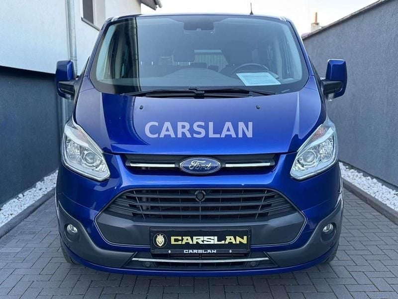 Gebraucht Ford Transit Custom Titanium 170 PS (125 kW) 2016 Blau Van / Kleinbus